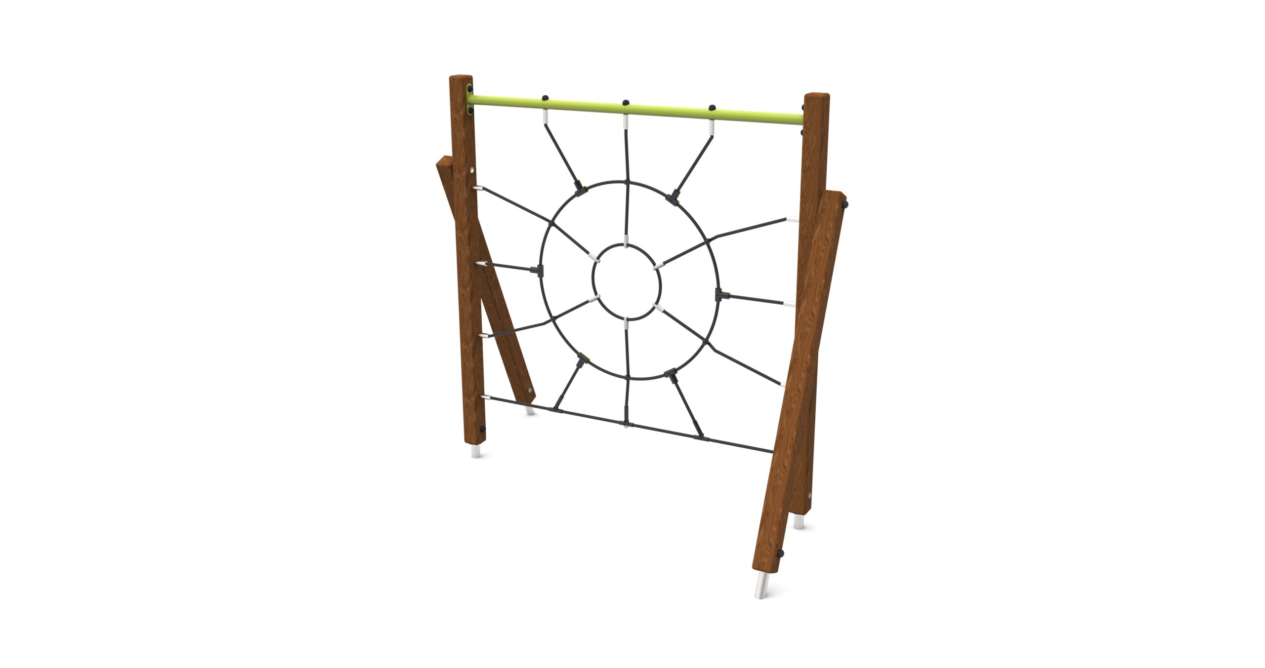 Seilwand Spinnennetz Ansicht 3