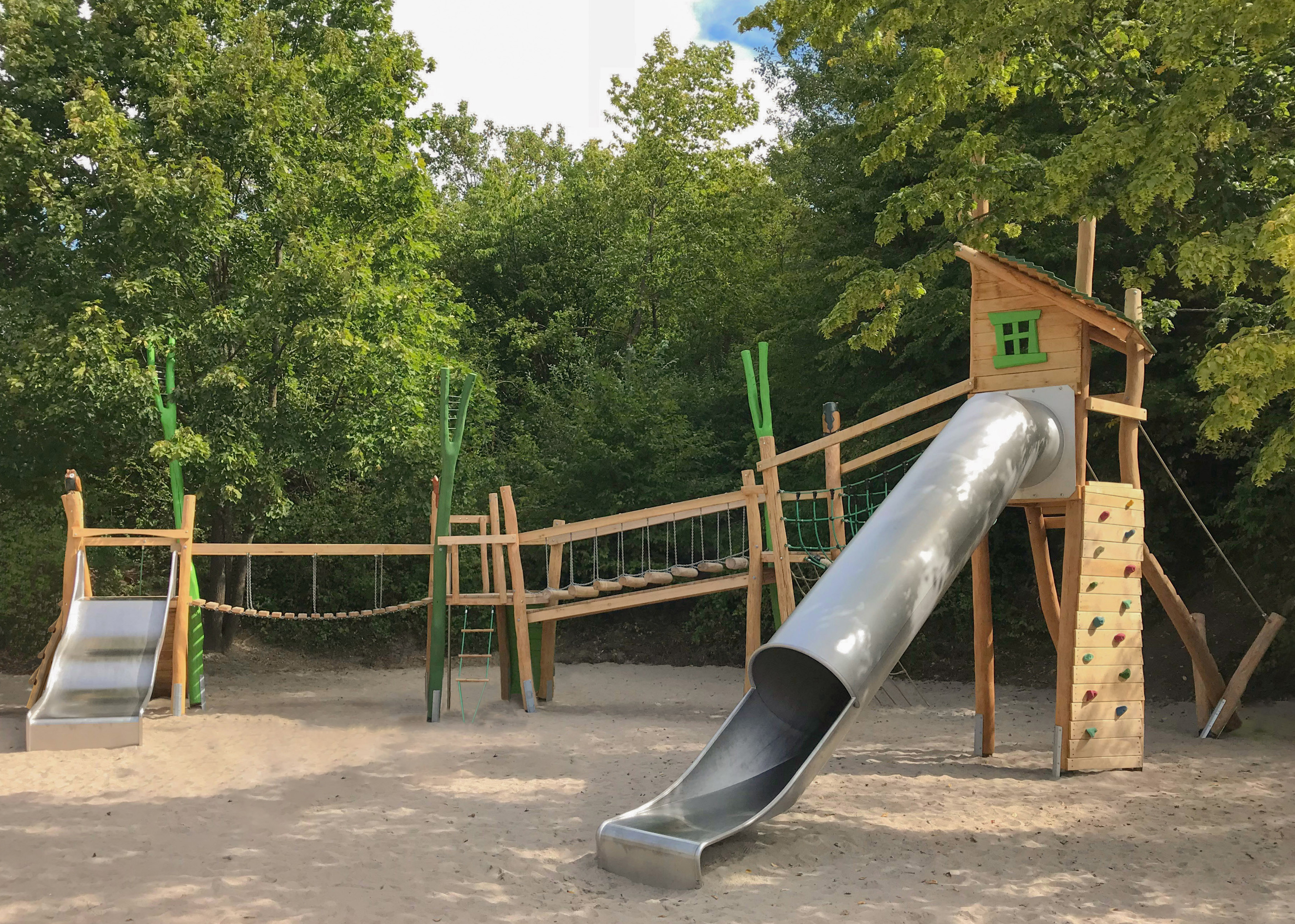 Kletterwald Kleinblittersdorf Ansicht 2