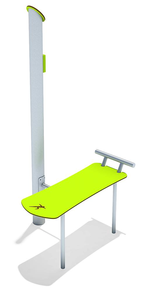 Bewegungs-Station Sit-up Bank Ansicht 4