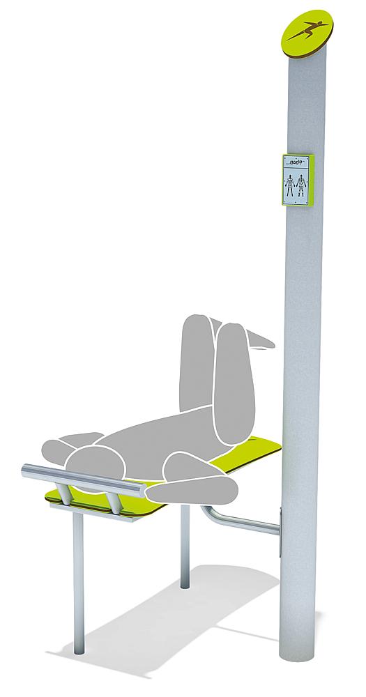 Bewegungs-Station Sit-up Bank Ansicht 5
