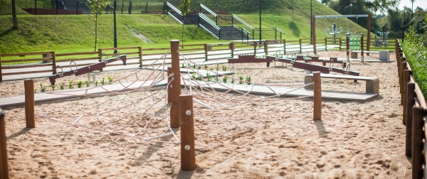 Altweibersommernetz Horizontales Kletternetz Ansicht 6