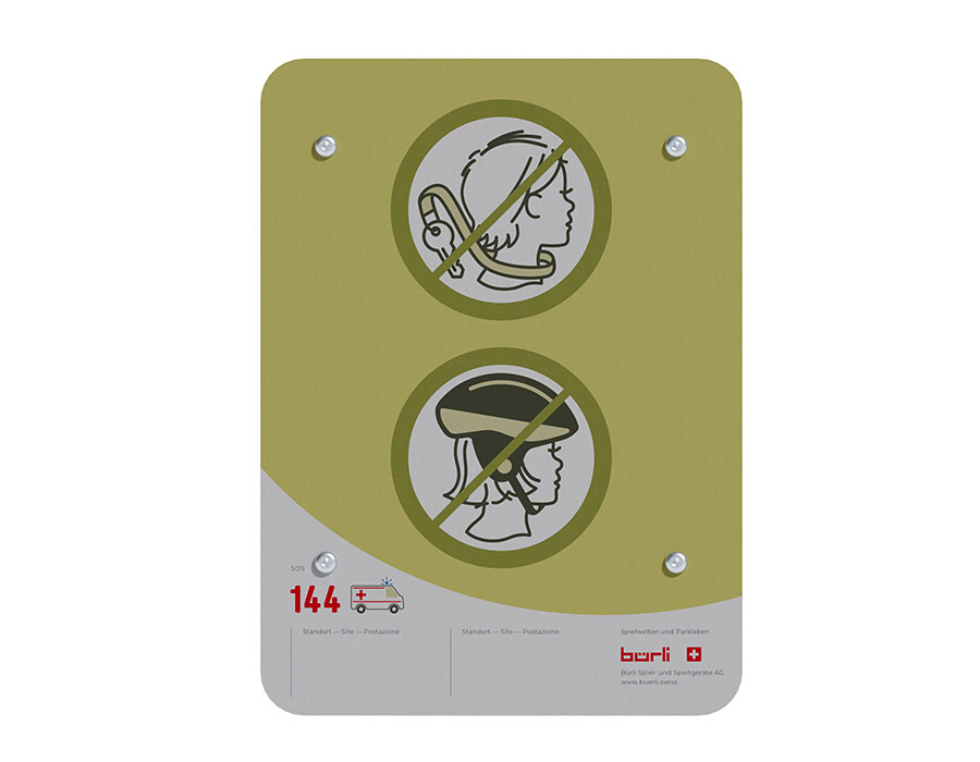 Spielplatztafel Standard, Bürli
