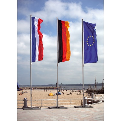 Euro-Masten Fahnenmast mit Leinenführung innen, Sport-Thieme
