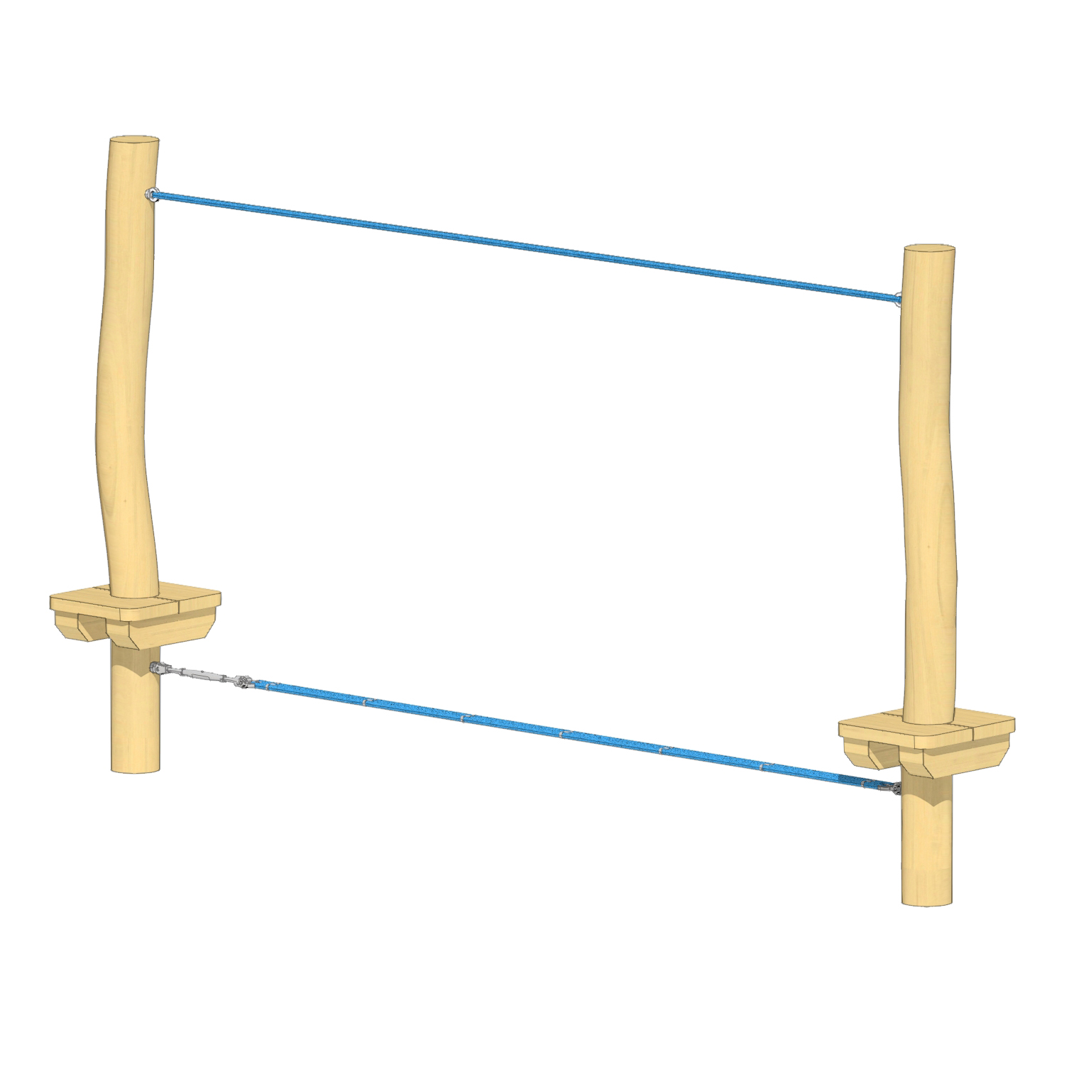 Slackline 3m mit Halteseil