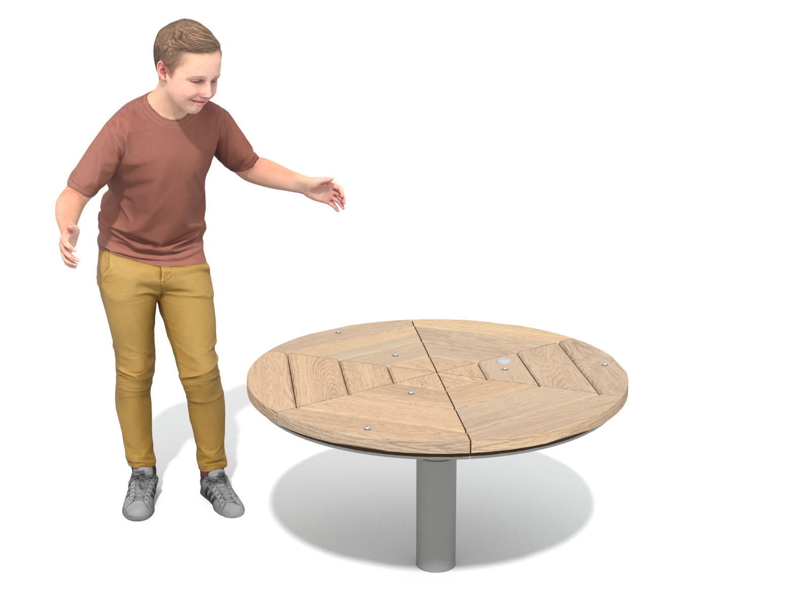 Robinia Karussell für Spielplatz Ansicht 2