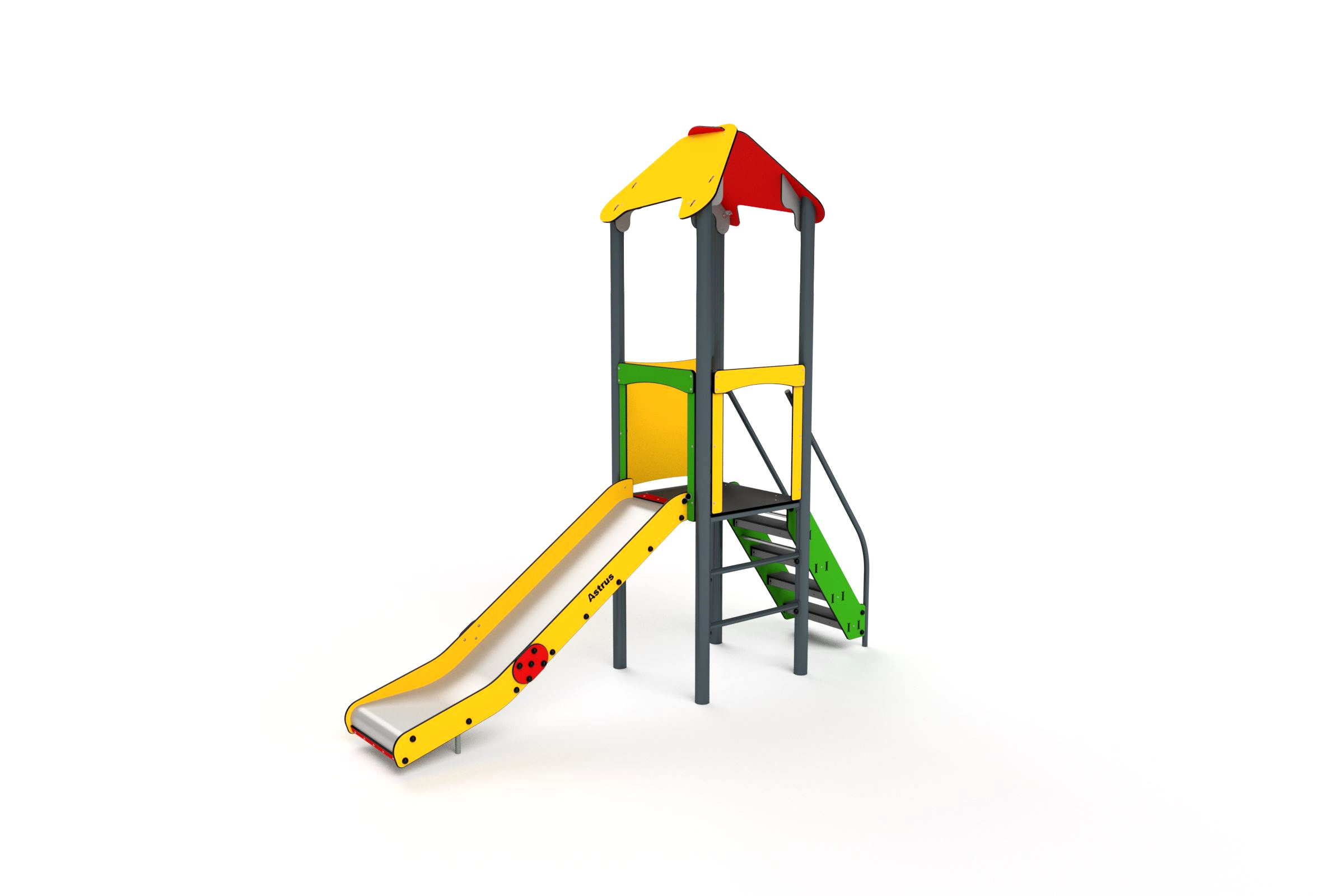 11005 Turm mit Rutsche und Sprossenleiter Ansicht 3