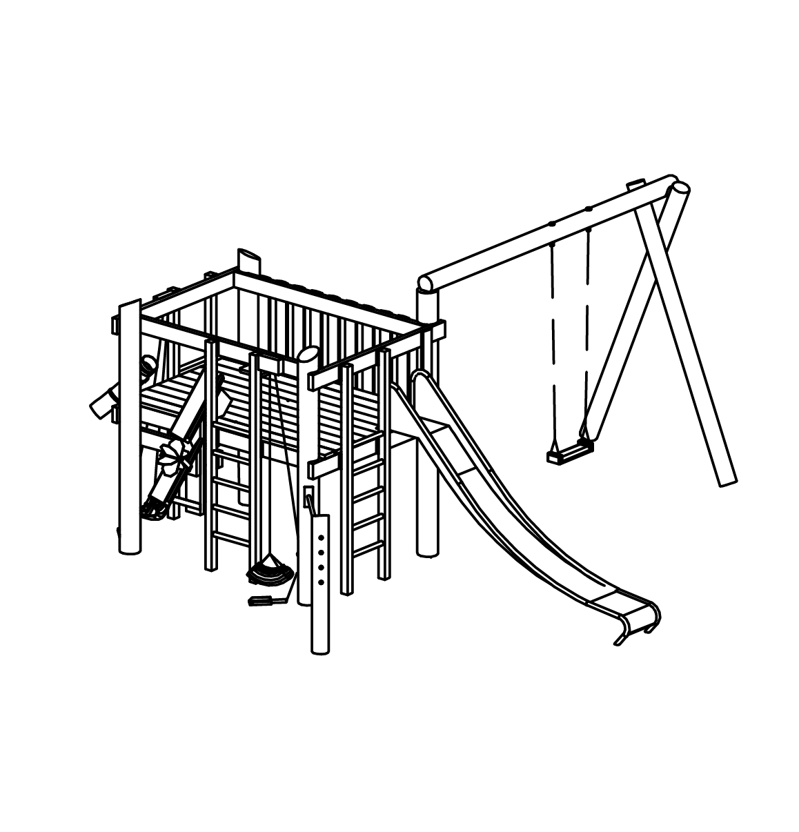 Bauwerkgerüst-Kombination 0338, Richter Spielgeräte