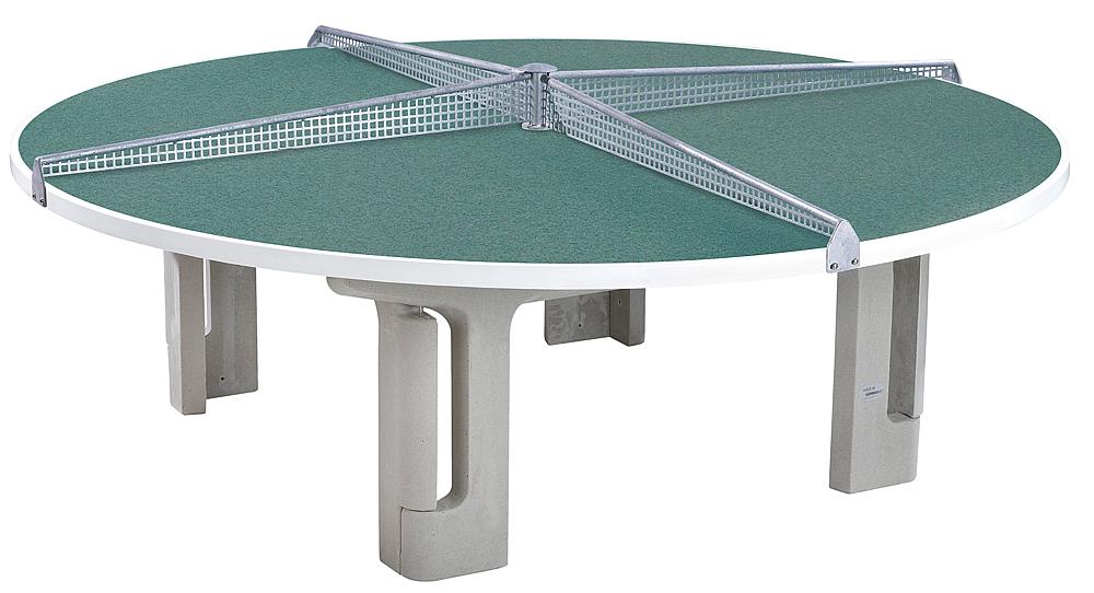 Tischtennisanlage rund