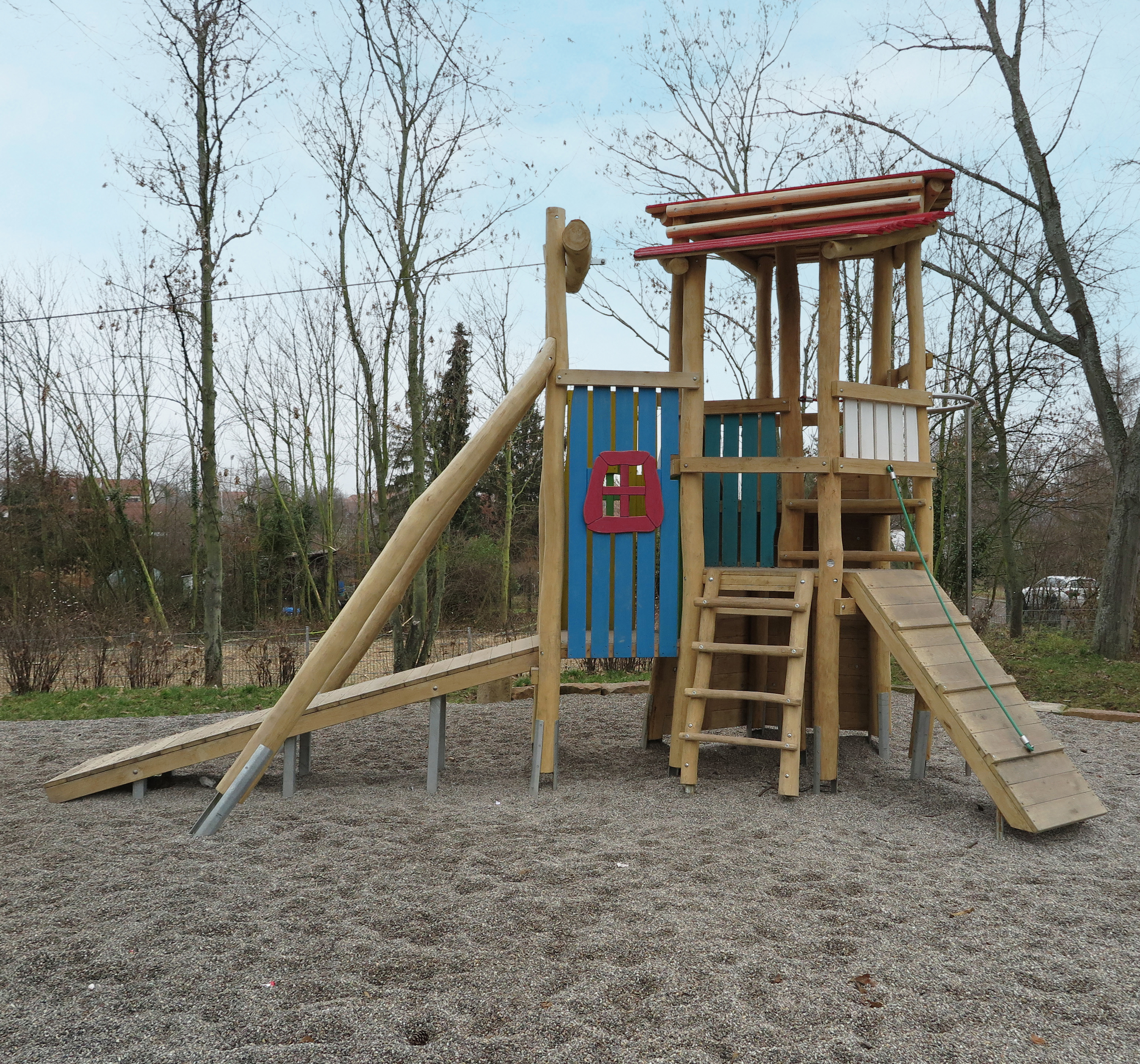 Spielanlage Freinsheim mit Seilbahn