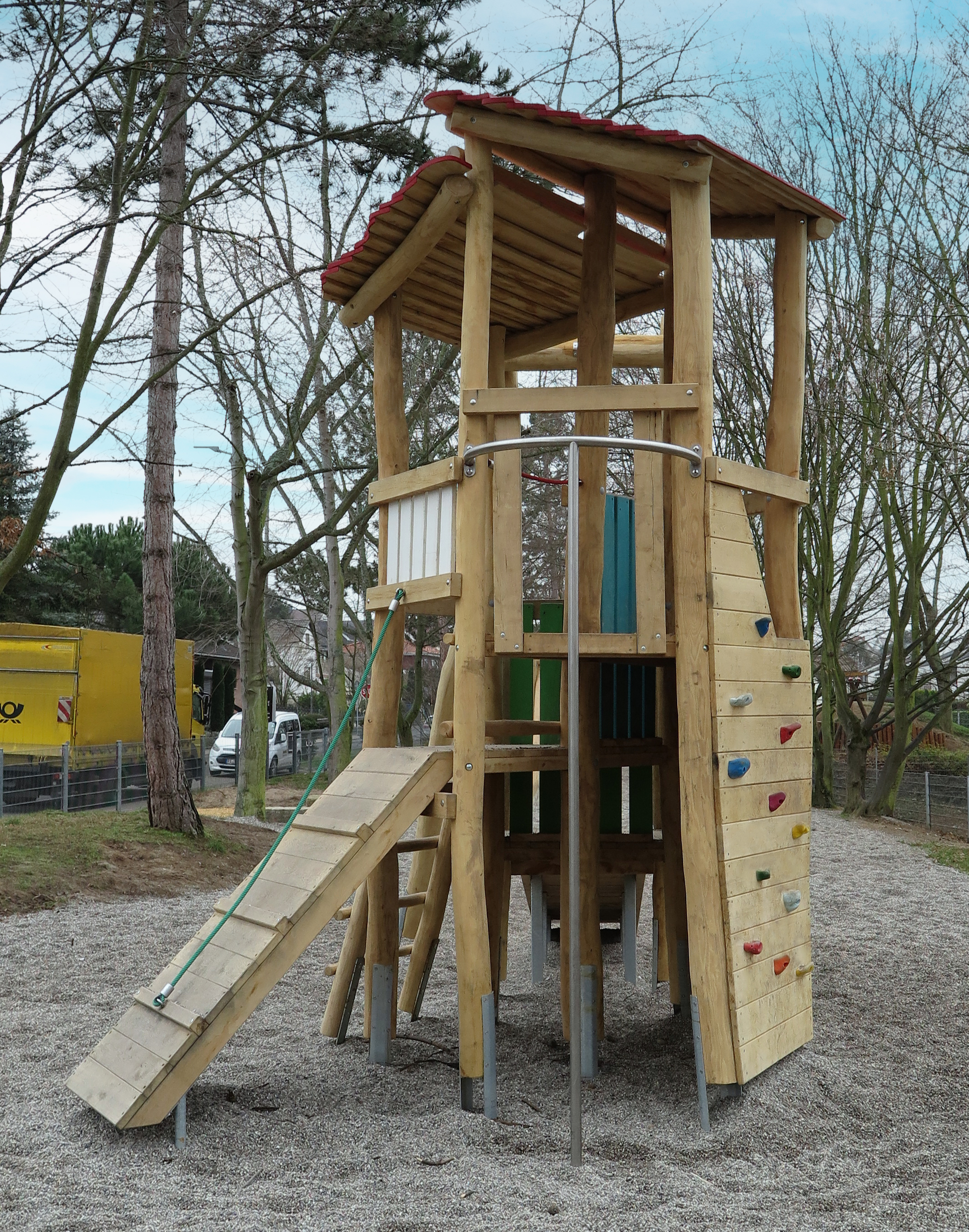 Spielanlage Freinsheim mit Seilbahn Ansicht 5
