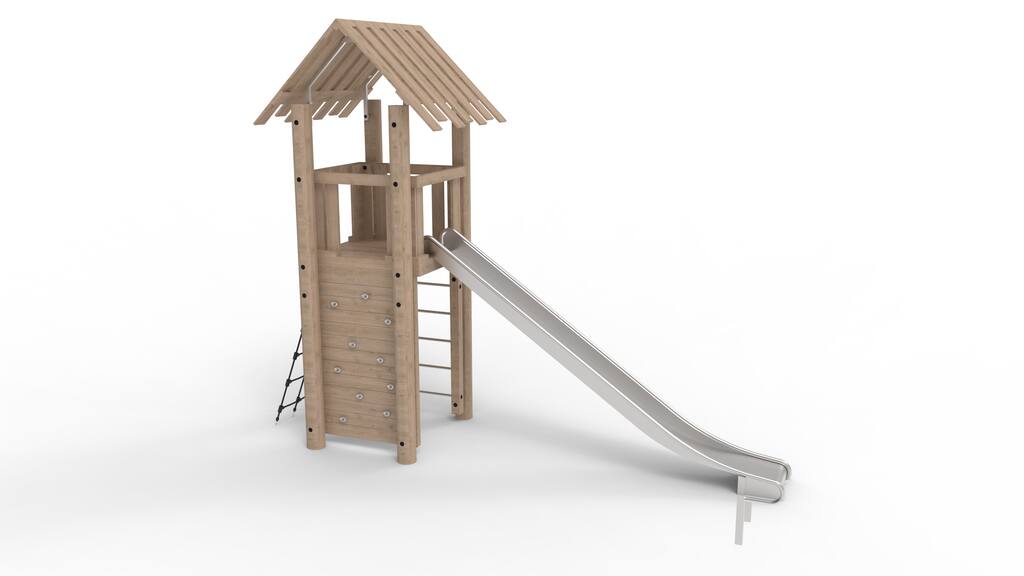Turm mit Rutsche Ansicht 2