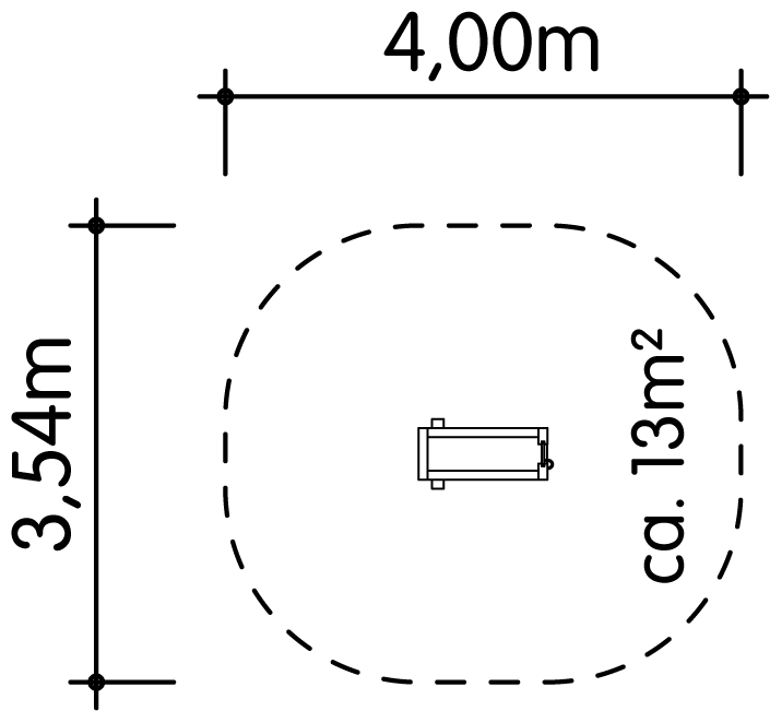 Wasserrinne 1m Ansicht 5