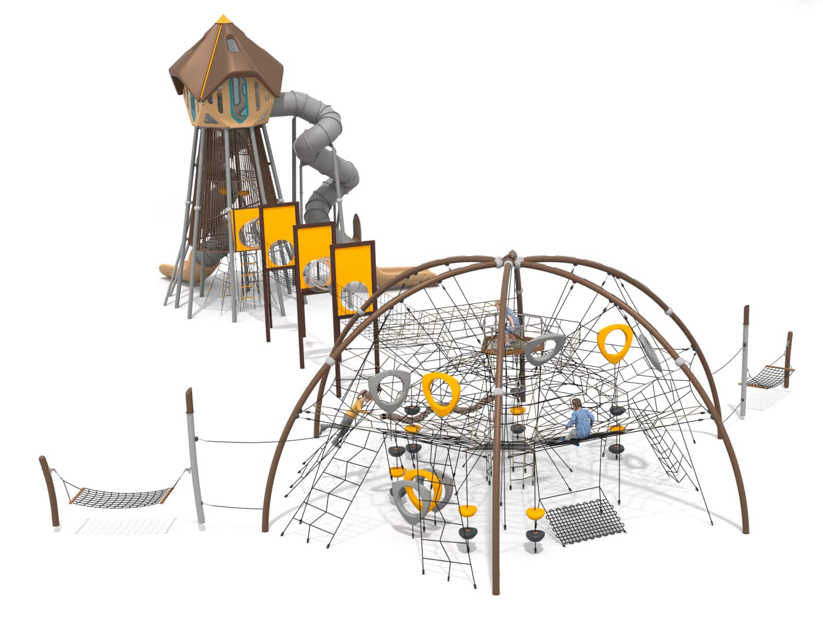 Netiglo Seilturm für Spielplatz
