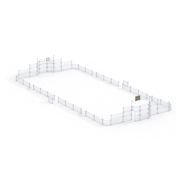 Multisport-Anlage mit Mini-Tor 14x31 m, Larslaj