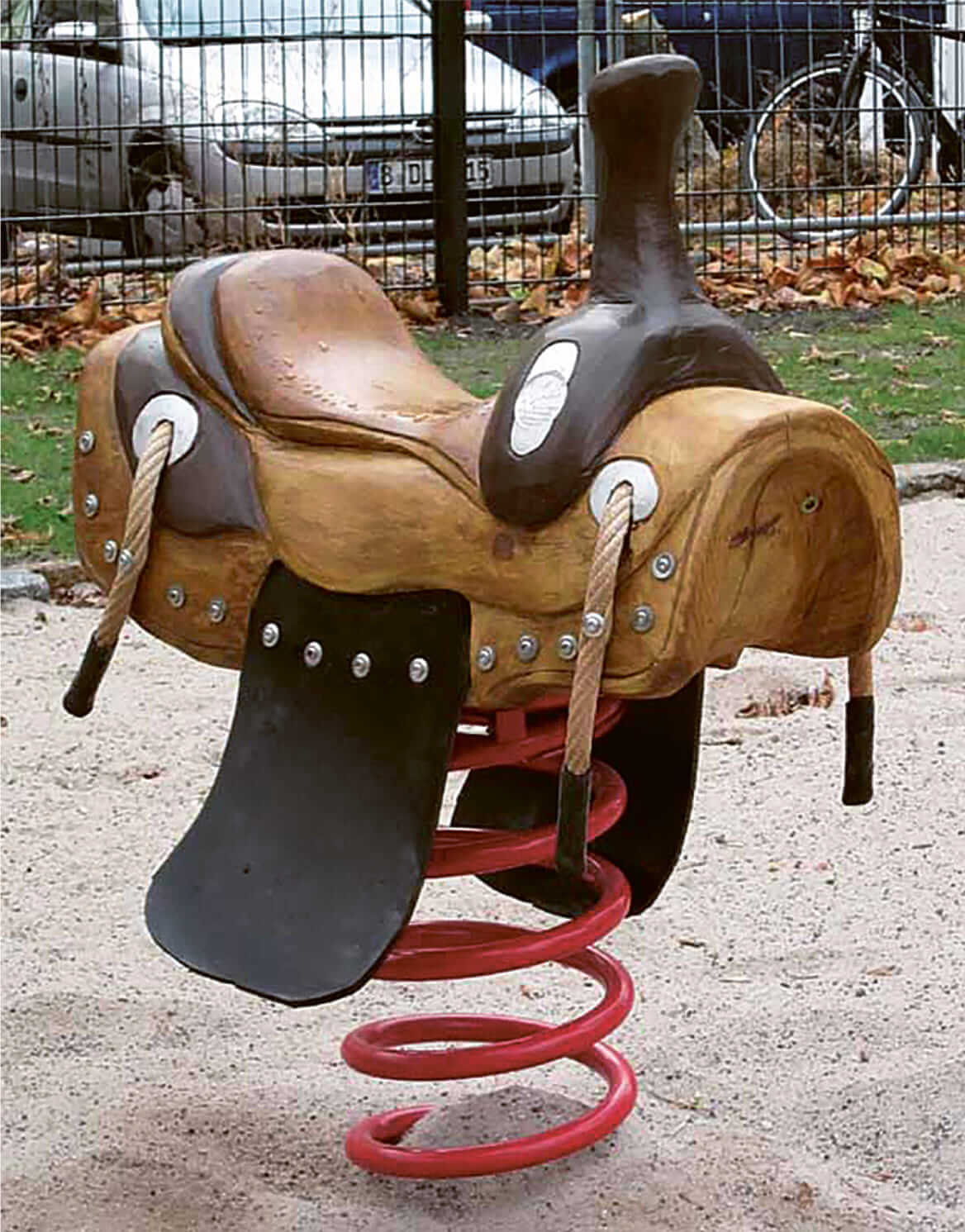 Federwippe Westernsattel Ansicht 2