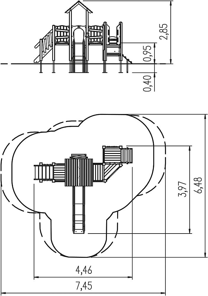 Spielanlage K2, Solo Ansicht 5