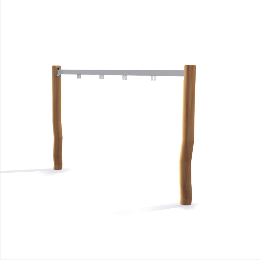 Schaukelrahmen aus Robinienholz (Doppelt), Larslaj