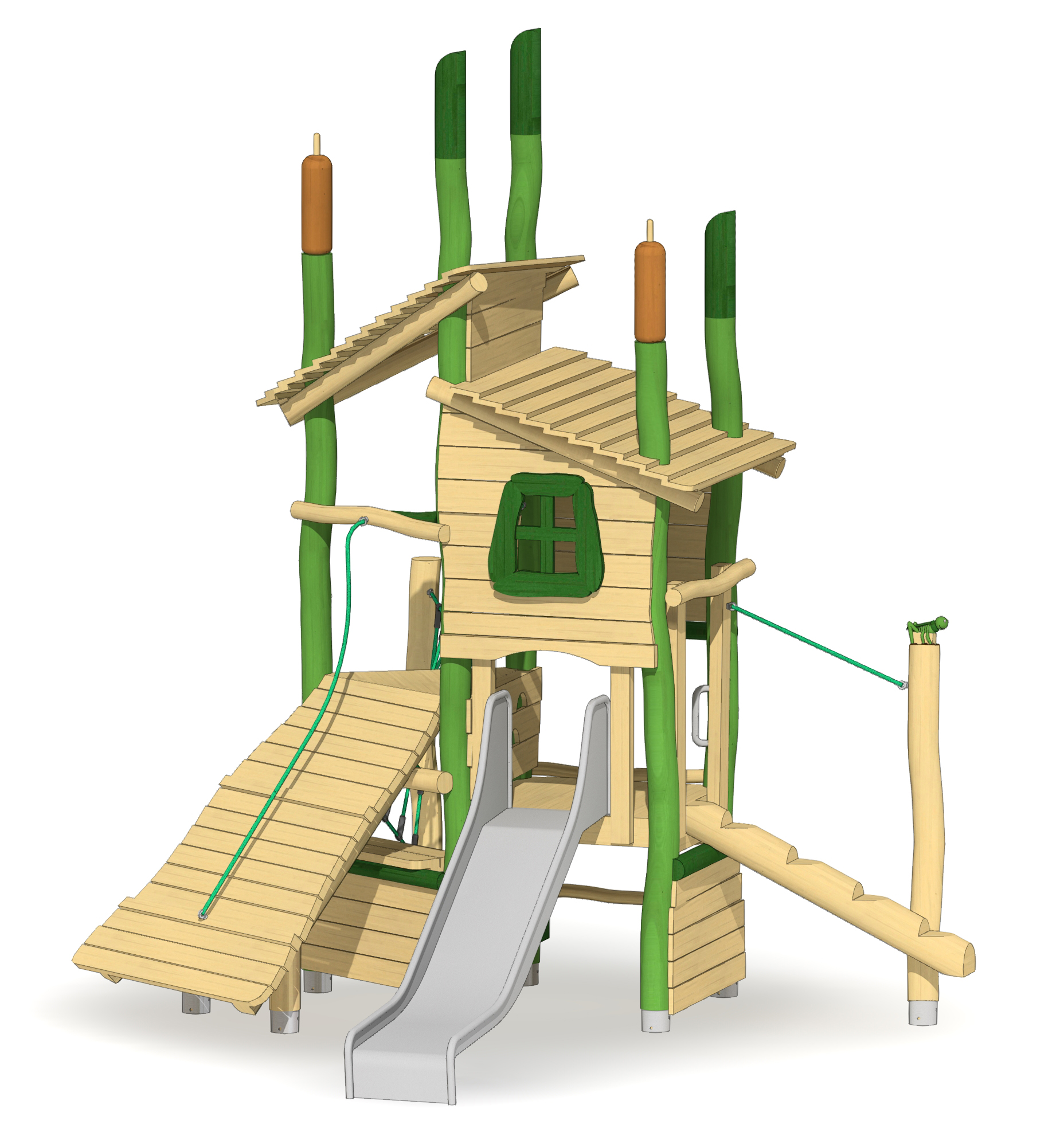 Abenteuerturm Grashüpfer 2.0 Ansicht 2