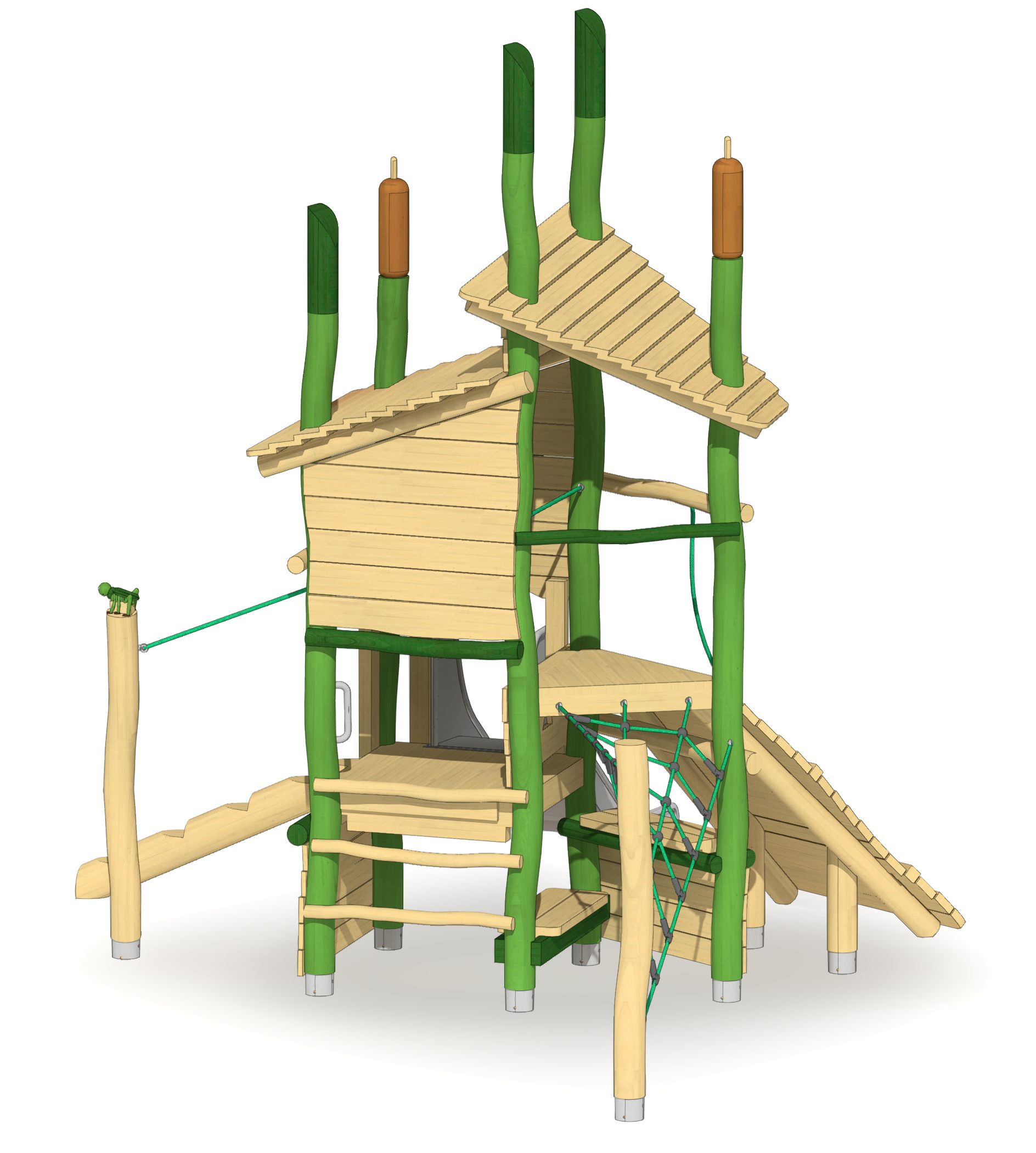 Abenteuerturm Grashüpfer 2.0 Ansicht 5