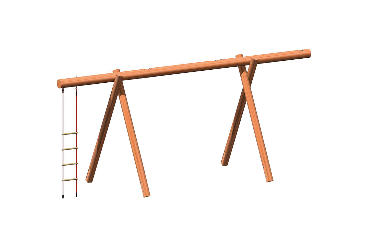 Ersatz-Holzbau inkl. Strickleiter, Maier Spielplatzgeräte