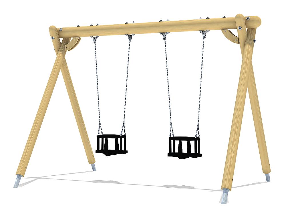 Doppelschaukel Kleinkind Falke