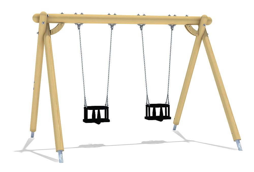 Doppelschaukel Kleinkind Falke Ansicht 5