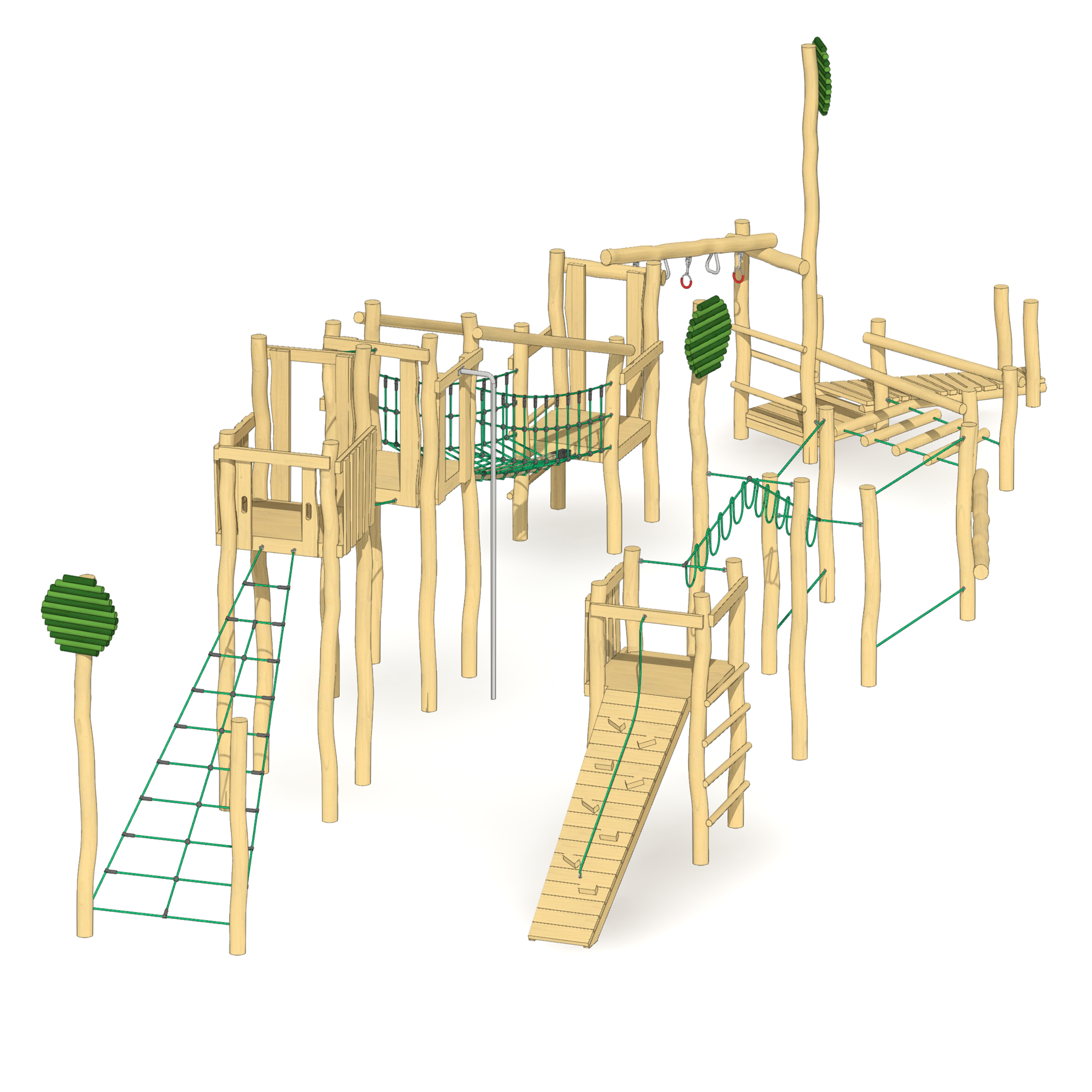 Kletterkombination Waldhausschule Ansicht 4