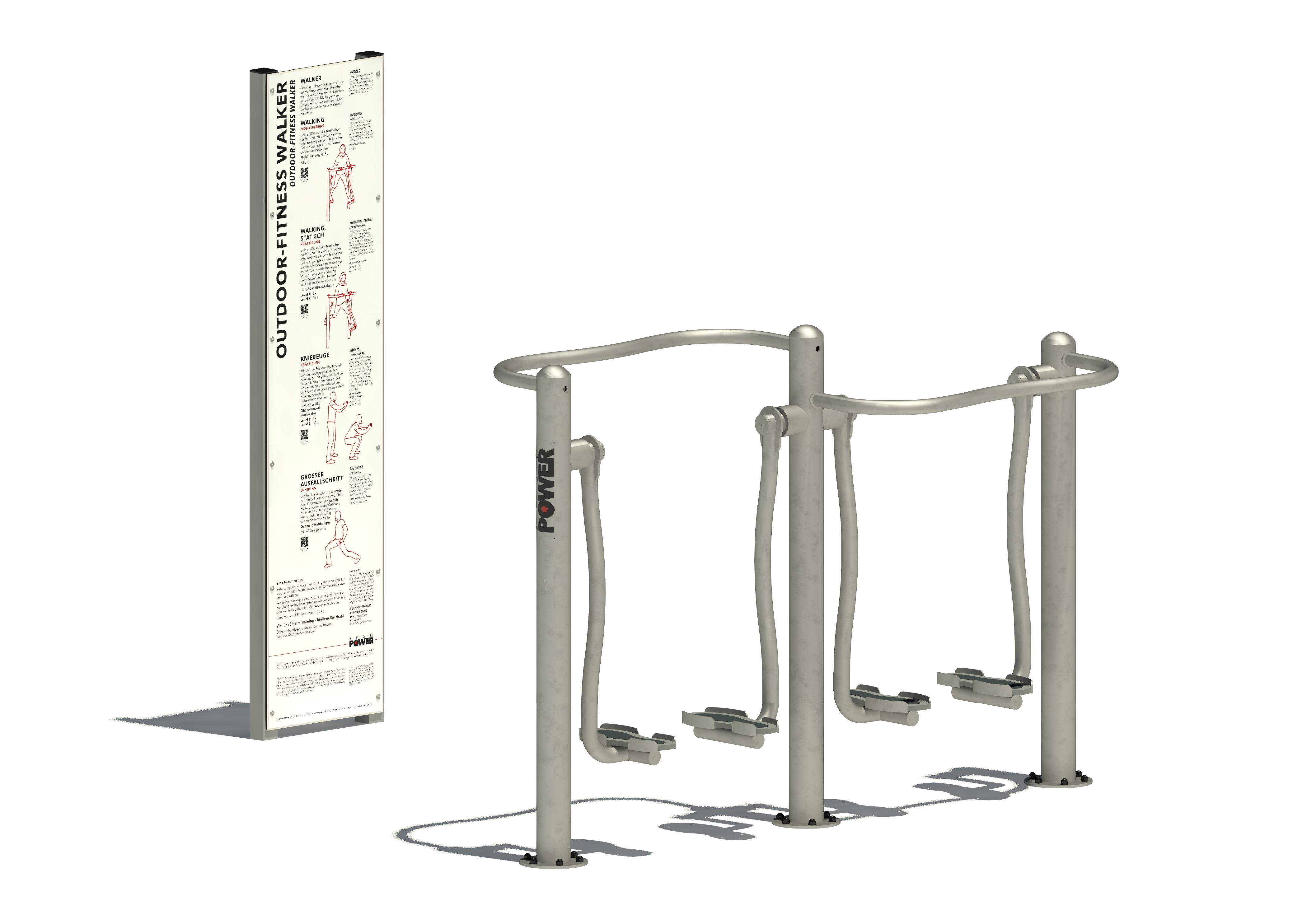 SPGM POWER® Fitness Double Walker, Maier Spielplatzgeräte
