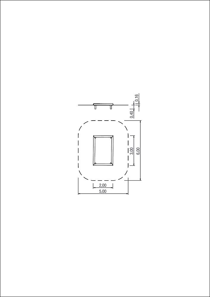 Sandkasten Elliot 3x2 m Ansicht 5