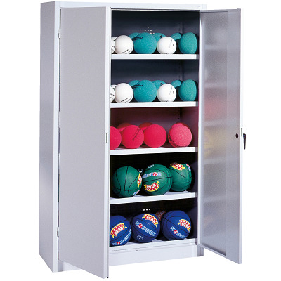 C+P Ballschrank mit Vollblech-Flügeltüren (Typ 3), HxBxT 195x150x50 cm