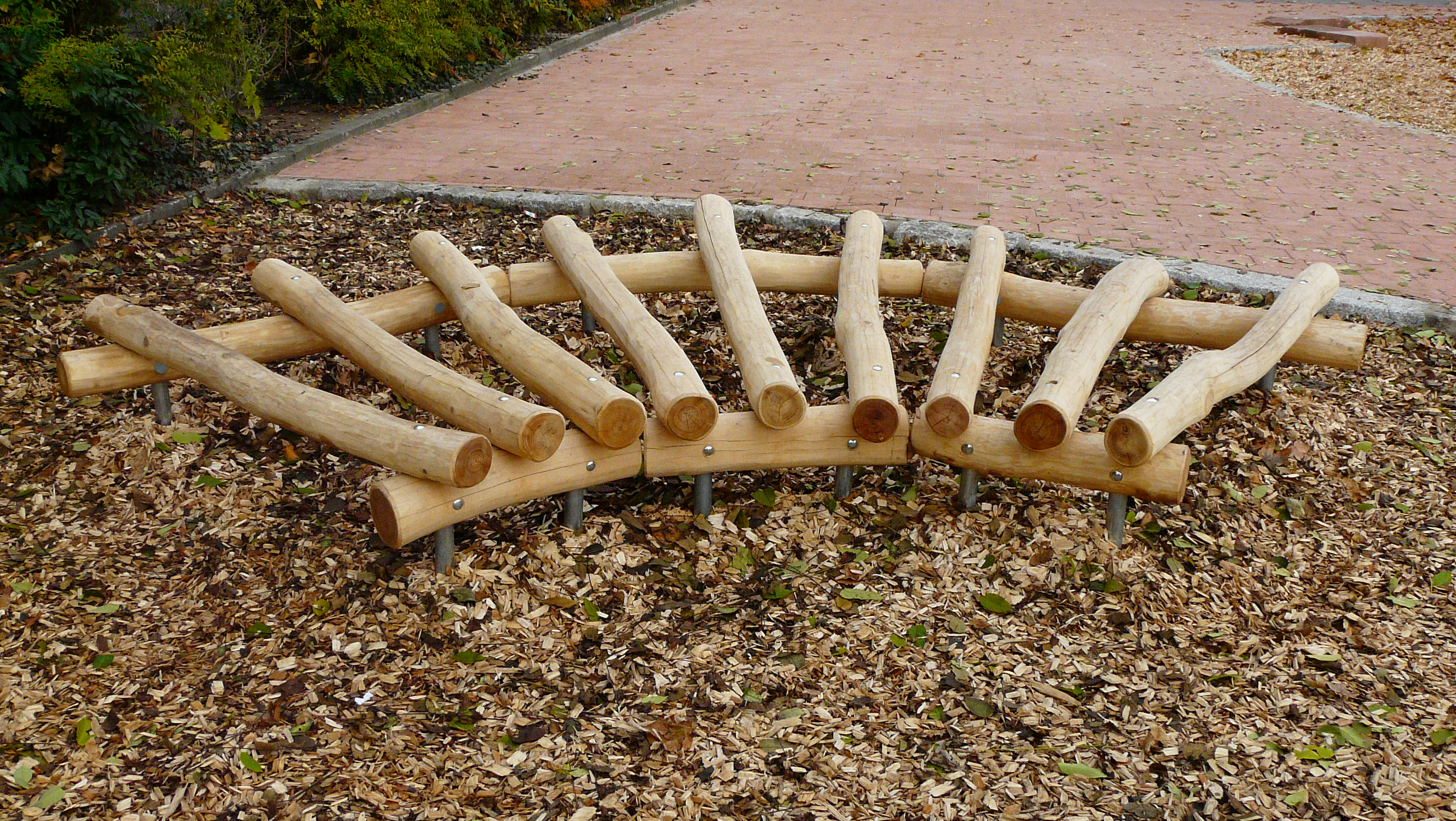 Sprossensteg Viertelkreis