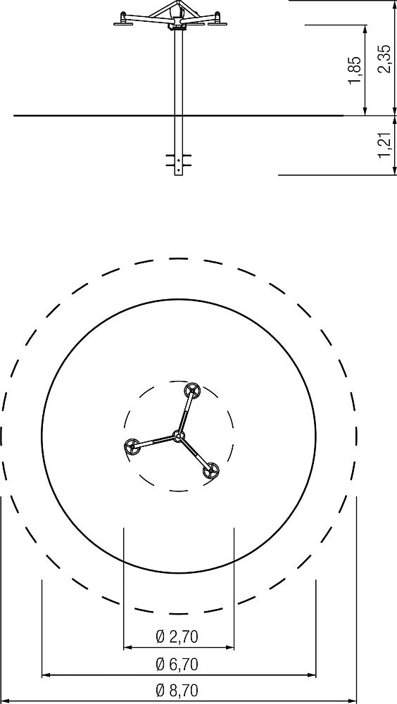 Ringkarussell Orcus Ø 2,70 m Ansicht 5