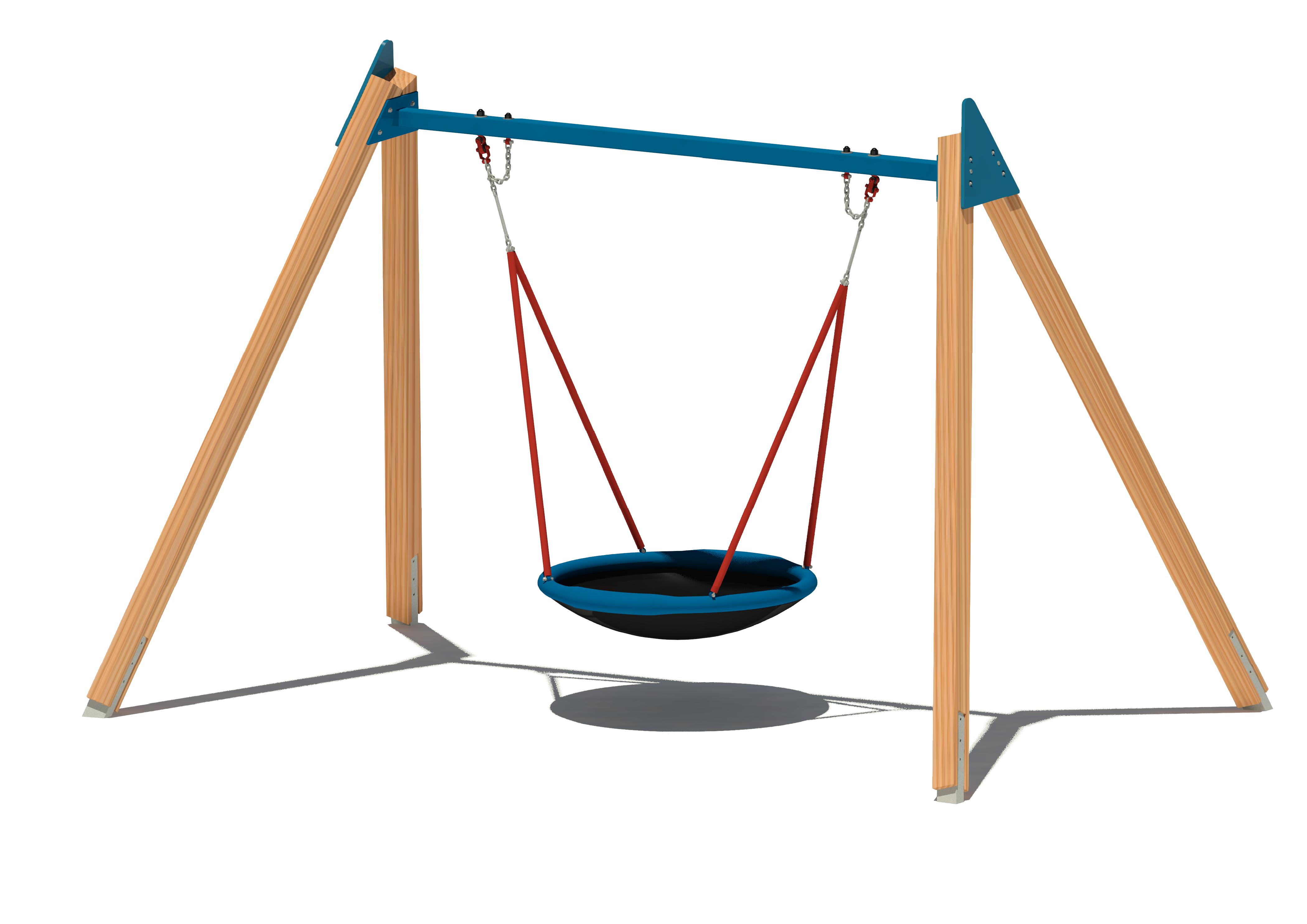 Vierkantholznestschaukel 5880, Maier Spielplatzgeräte