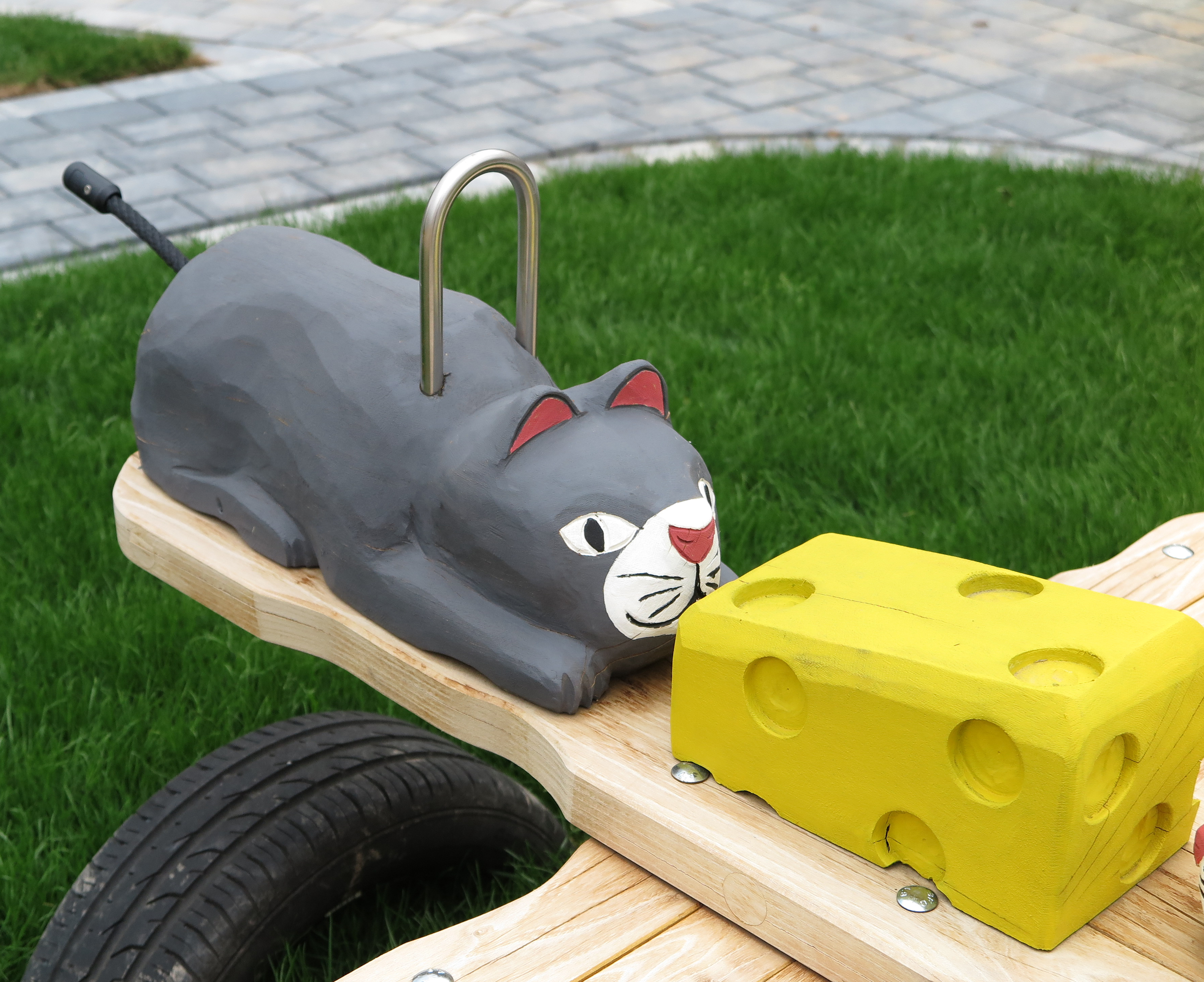 Doppel-Federwippe Katz und Maus Ansicht 6