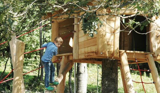 Baumhütte nach Projekt
