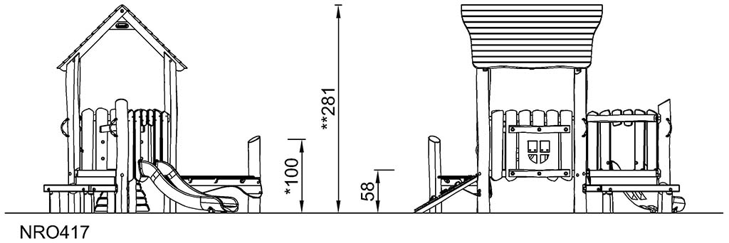 Hühnerkükens Stall NRO417 Ansicht 4