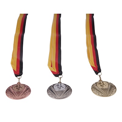 Medaillen-Set für Teilnehmer, inkl. Medaillenband, Sport-Thieme