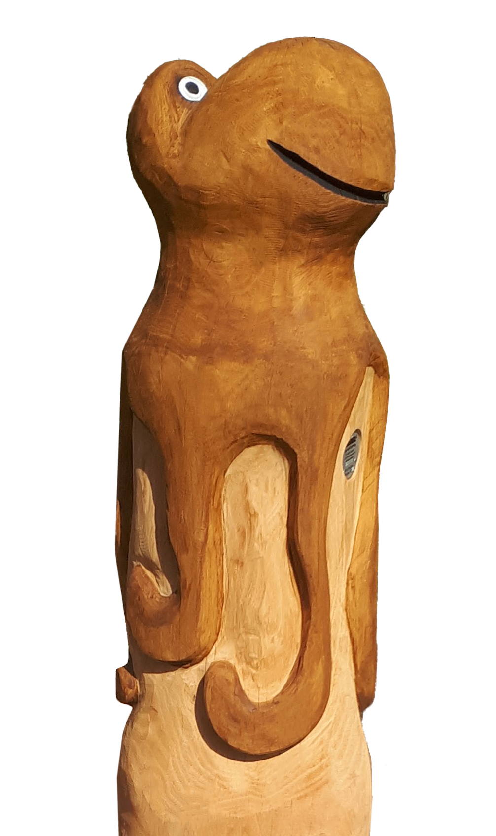 Pfostenkopf/Schnitzfigur Krake - Ansicht 2