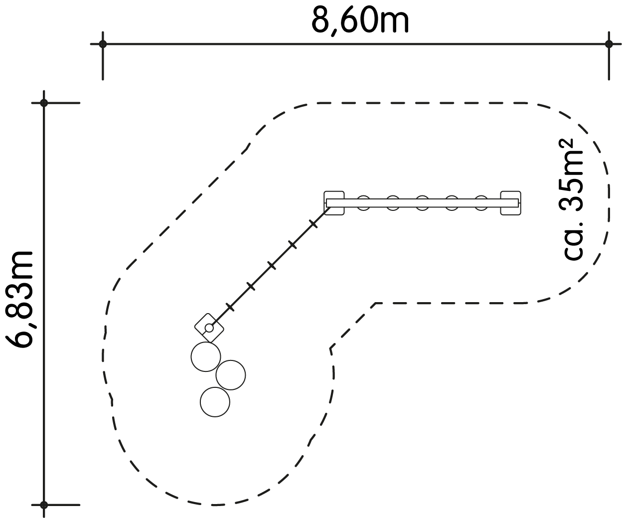 Balancierparcours Kirchheimbolanden Ansicht 4
