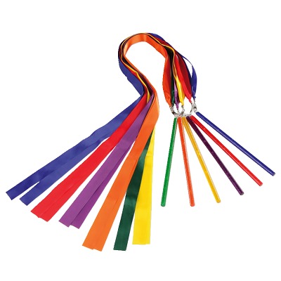 Sport-Thieme Gymnastikbänder-Set „Rhythmo-Doppelbänder“, Sport-Thieme
