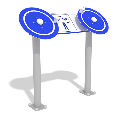 Agapito Outdoor-Fitnessgerät „Drehscheiben Double“