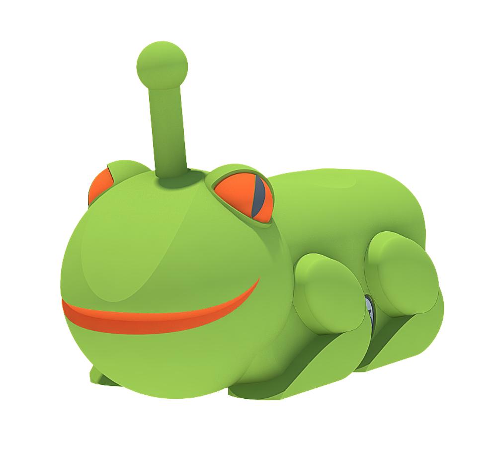 Federtierkörper Frosch Ansicht 4