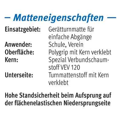 Sport-Thieme Turnmatte „GTM 3000 C“ Ansicht 6