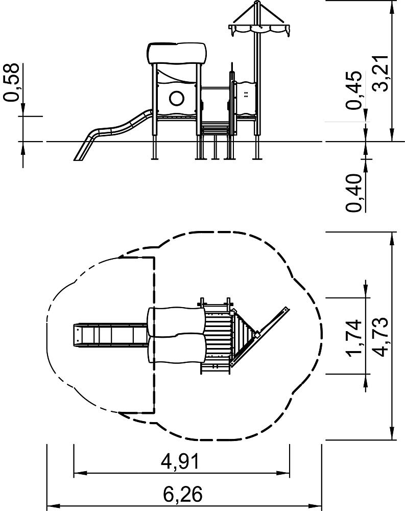 Spielschiff Mary, Solo Ansicht 6
