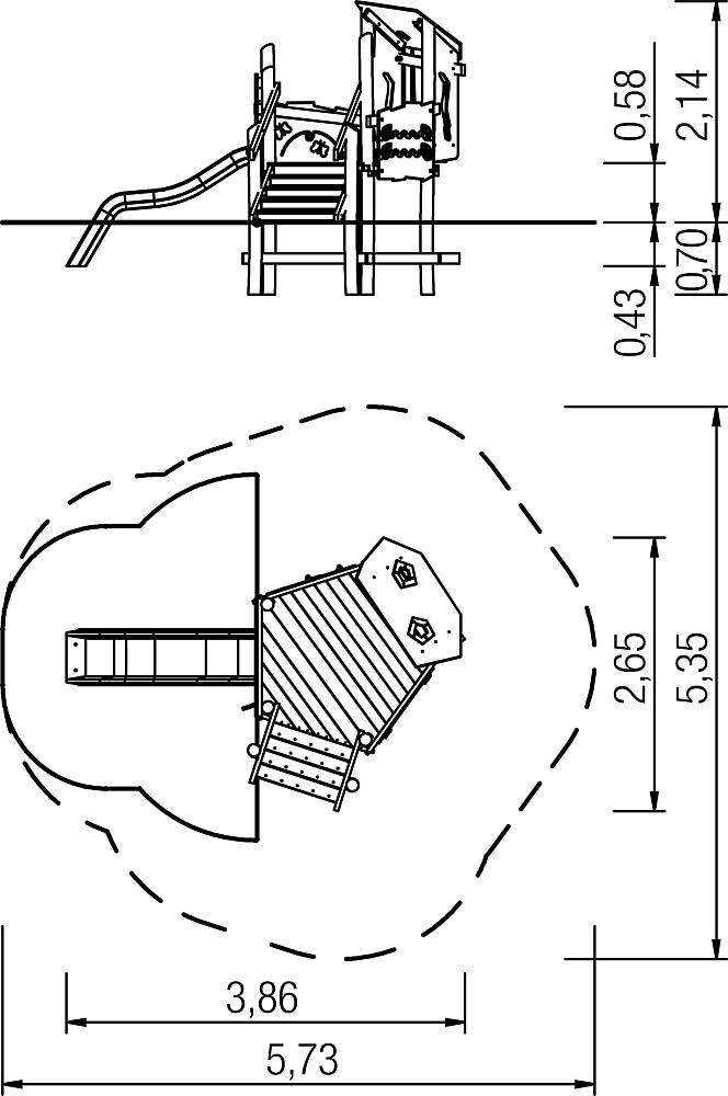 Spielanlage Kea, Solo Ansicht 6