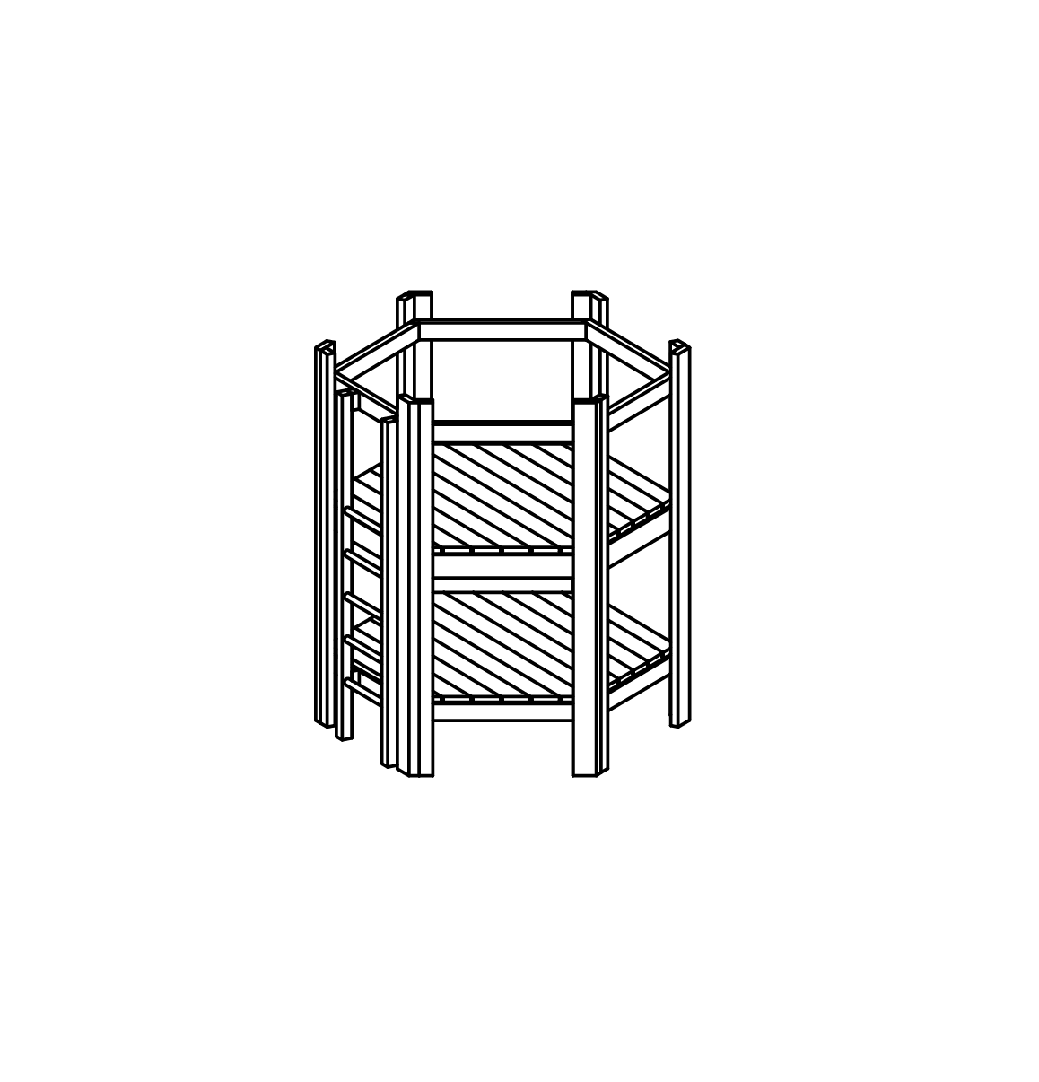 Sechseckhütte, Richter Spielgeräte