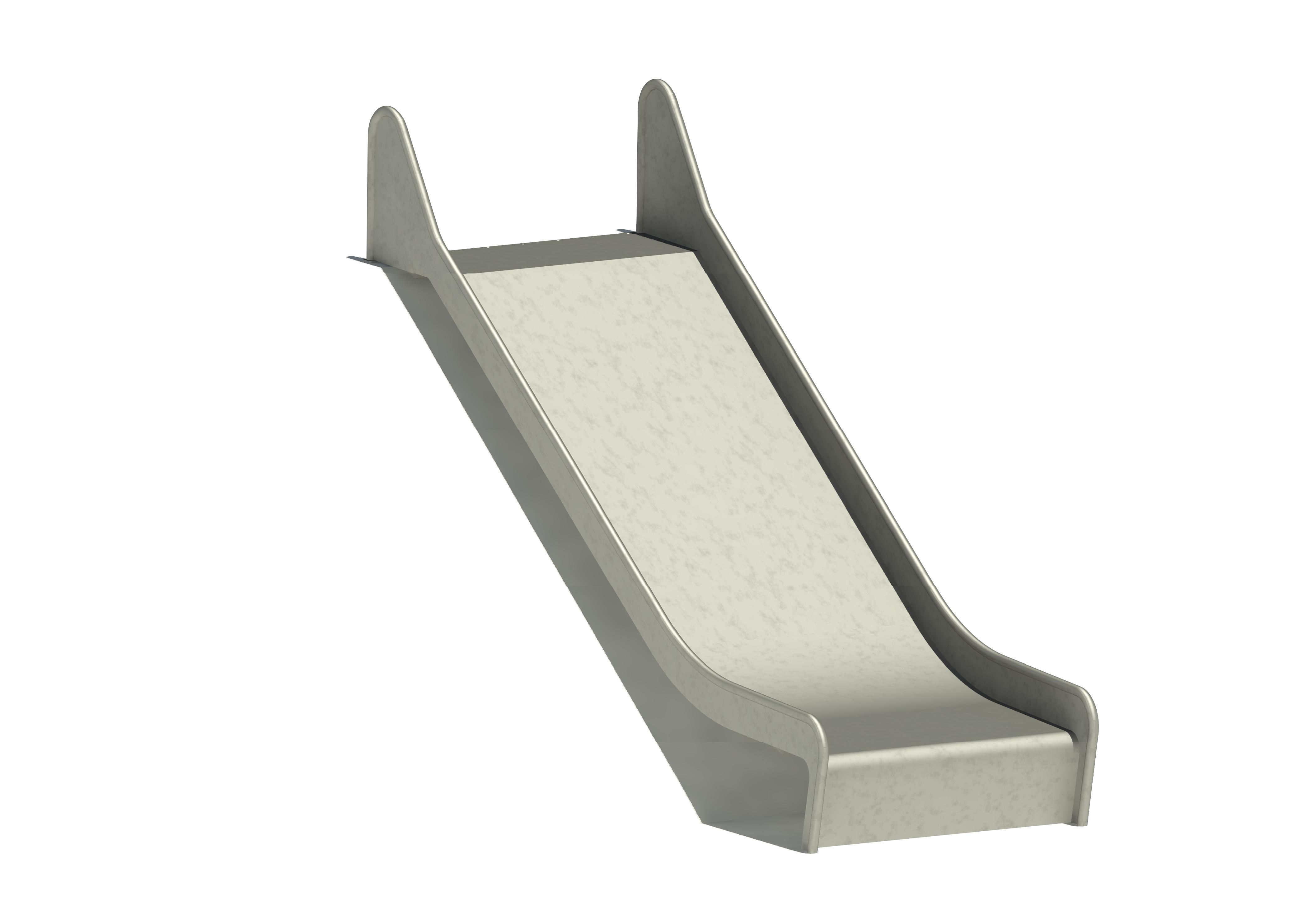 Hangrutschbahn Edelstahl, ABH 150 cm,Breite 100 cm, Maier Spielplatzgeräte