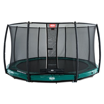 Berg Trampolin InGround „Elite“ mit Sicherheitsnetz Deluxe