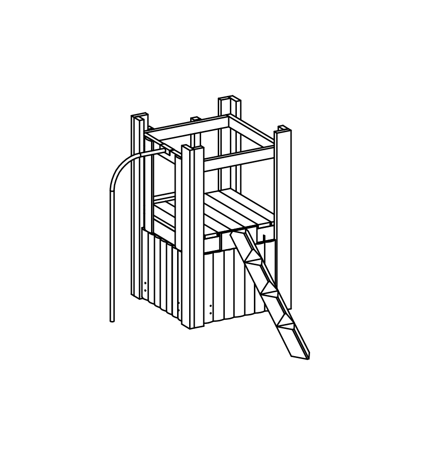 Hüttenkombination 210, Richter Spielgeräte