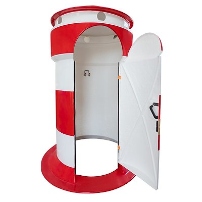Umkleidekabine „Leuchtturm“ Ansicht 2